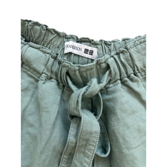 JW ANDERSON Sage Green X Uniqlo High Waist Shorts Size Small - Picture 2 of 6